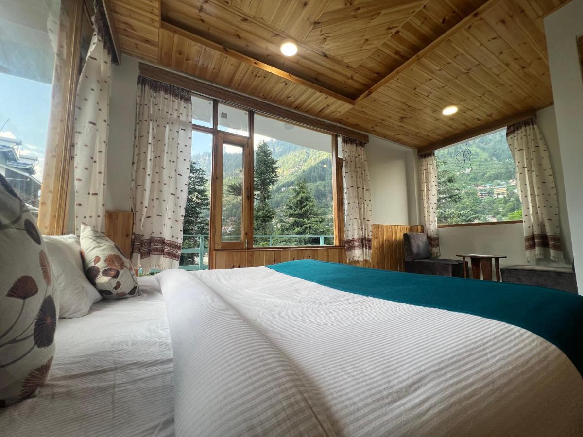 Hotel Mountain Majesty! Top-Rated Luxury Stay Amid Snowcapped Mountains With Balcony And Riverside Calm Manāli Εξωτερικό φωτογραφία